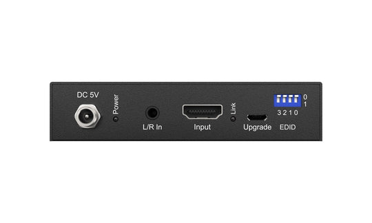 BZBGEAR 1X2 4K 18Gbps UHD Splitter/Scaler w/Analog Audio Embedder & Digital Audio De-embedder