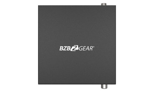 BZBGEAR 1X2 4K 18Gbps UHD Splitter/Scaler w/Analog Audio Embedder & Digital Audio De-embedder