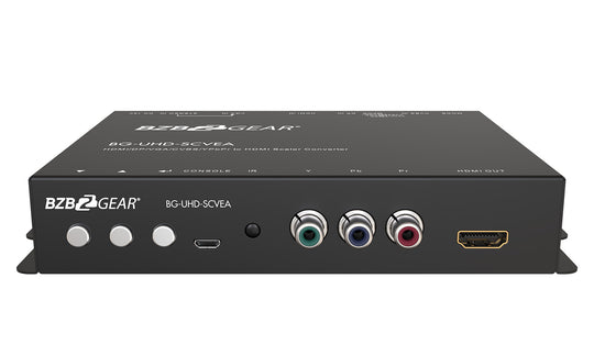 BZBGEAR Multi-format 4K UHD Scaler Converter HDMI/DP/VGA/CVBS/YPbPr to HDMI