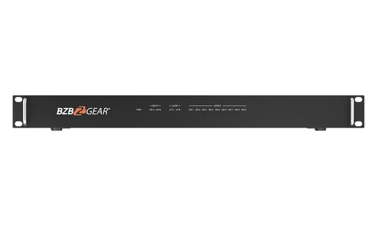 BZBGEAR 3X3 4K 18Gbps UHD HDMI 2.0 Video Wall Processor/Controller with Audio and IP/RS232 Control