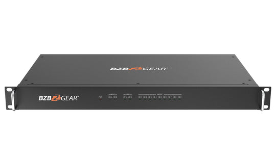BZBGEAR 3X3 4K 18Gbps UHD HDMI 2.0 Video Wall Processor/Controller with Audio and IP/RS232 Control
