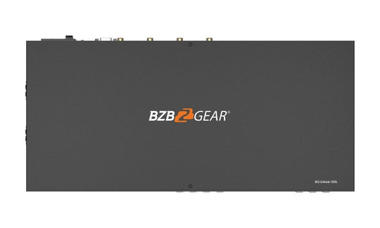 BZBGEAR 4X4 4K 18Gbps UHD HDMI/HDBaseT Matrix Switcher with 2-Way IR/Advance EDID/Downscaling/IP and RS-232 Control