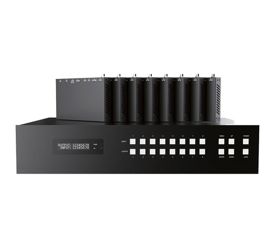 BZBGEAR HDMI and HDBaseT Matrix Switch with Bi-directional IR and ARC Function