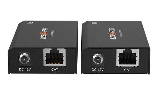 BZBGEAR USB 2.0 Extender Over a Single Cat.X Cable up to 330ft