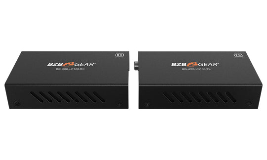 BZBGEAR USB 2.0 Extender Over a Single Cat.X Cable up to 330ft