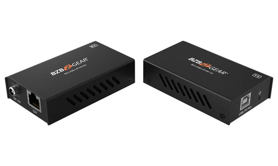BZBGEAR USB 2.0 Extender Over a Single Cat.X Cable up to 330ft