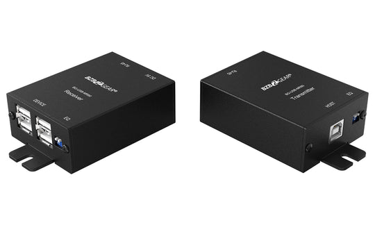 BZBGEAR 4-Port USB 2.0 Extender over Single Cat.X Cable up to 260FT