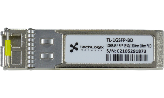 Techlogix Networx 1G BiDi SFP Transceiver Modules (Set) - Simplex Fiber