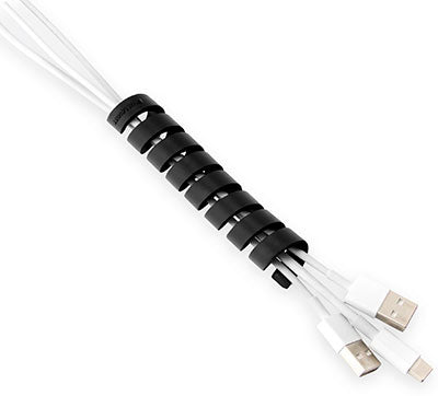 Bluelounge CableCoil Cable Manager & Protector, Black