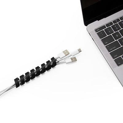 Bluelounge CableCoil Cable Manager & Protector, Black
