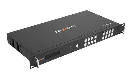 BZBGEAR 4X4 4K 18Gbps UHD HDMI Video Wall Processor & Seamless Matrix Switcher with Scaler/IR/Audio/IP and RS-232