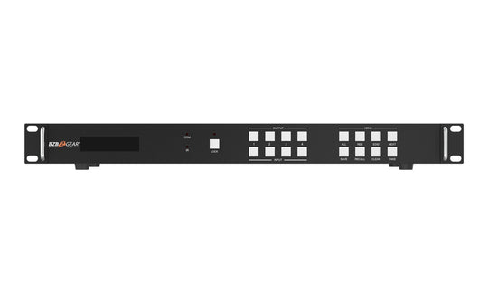 BZBGEAR 4X4 4K 18Gbps UHD HDMI Video Wall Processor & Seamless Matrix Switcher with Scaler/IR/Audio/IP and RS-232