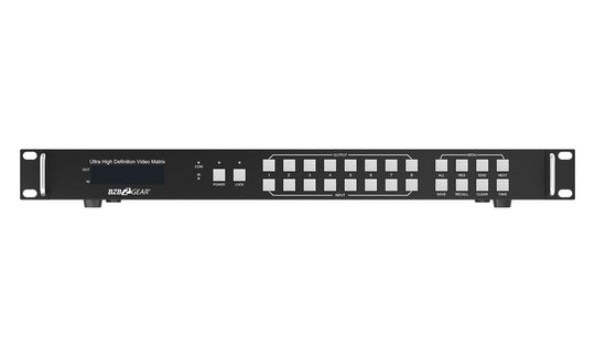 BZBGEAR 8x8 HDMI Video Wall Processor & Seamless Matrix Switcher w/Scaler, IR and Audio