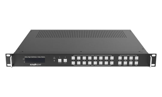 BZBGEAR 8x8 HDMI Video Wall Processor & Seamless Matrix Switcher w/Scaler, IR and Audio