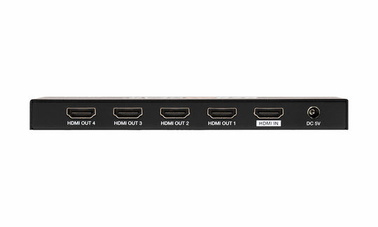 BZBGEAR 4-Port 4K 60Hz HDMI Splitter Support HDMI HDCP 2.2, HDR & 3D