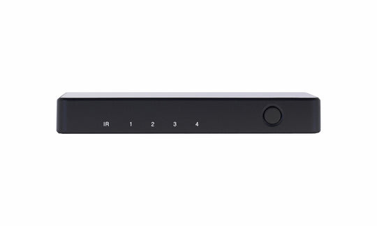 BZBGEAR 4-Port 4K 18Gbps 60Hz HDMI Switcher with IR Remote Control
