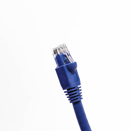 Cat6A Ethernet Patch Cable, Snagless Boot - Blue
