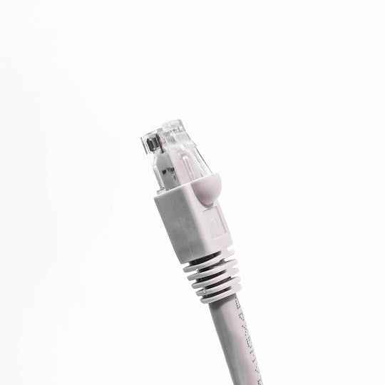 Cat6A Ethernet Patch Cable, Snagless Boot - Gray
