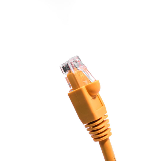 Cat6A Ethernet Patch Cable, Snagless Boot - Yellow