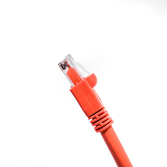 Cat6A Ethernet Patch Cable, Snagless Boot - Orange