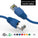 Cat6A Shielded Patch Cable - 26AWG 10G - Blue
