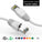 Cat6A Shielded Patch Cable - 26AWG 10G - White