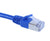 Cat6A Slim Shielded Ethernet Patch Cable, Snagless Boot, U/FTP - Blue