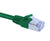 Cat6A Slim Shielded Ethernet Patch Cable, Snagless Boot, U/FTP - Green