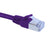 Cat6A Slim Shielded Ethernet Patch Cable, Snagless Boot, U/FTP - Purple