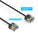 Cat6A Super-Slim Ethernet Patch Cable, UTP, Bare Copper, 32AWG - Black