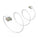 Cat6A Super-Slim Ethernet Patch Cable, UTP, Bare Copper, 32AWG - White