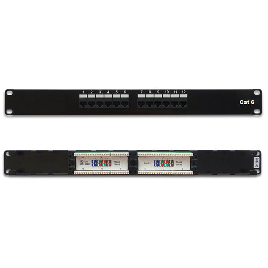 Cat6 Patch Panel - 110 Type, UL