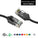 Cat6 28AWG, Pure Bare Copper,RJ45 Slim Ethernet Network Cable - Black