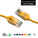 Cat6 28AWG, Pure Bare Copper,RJ45 Slim Ethernet Network Cable - Yellow