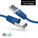 Cat7 Shielded (SSTP) 600MHz Ethernet Patch Cable, Snagless Boot, Blue (1-100ft)