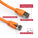 Cat8 S/FTP Shielded Ethernet Patch Cable, Snagless Boot, (0.5-50ft) - Orange