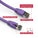 Cat8 S/FTP Shielded Ethernet Patch Cable, Snagless Boot, (0.5-50ft) - Purple