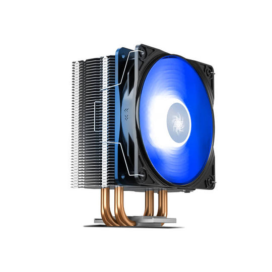 DEEPCOOL GGAMMAXX 400 V2 CPU Cooler, 120mm PWM Fan w/ LED