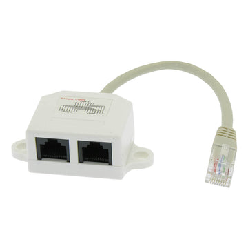 Cat5E RJ45 10/100 Type 7 Base-T Pigtail Ethernet Splitter