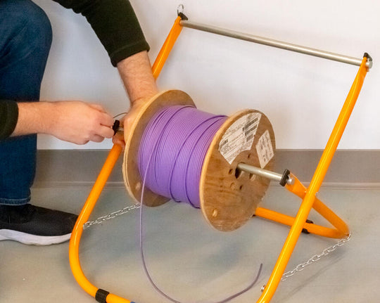 Jonard Tools Double Decker Steel Cable Caddy, 21" Wide