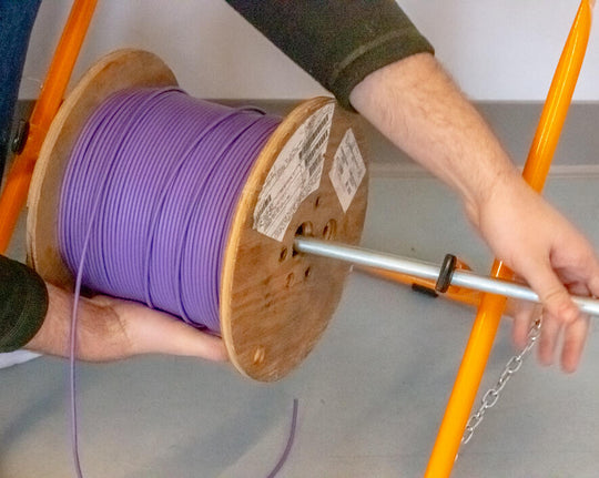 Jonard Tools Double Decker Steel Cable Caddy, 21" Wide