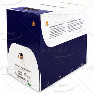 Wavenet 16/2 Control Cable Plenum Reelex II 1000ft Box - Black