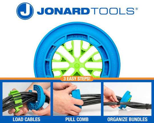 Jonard Tools Cable Comb Organizing Tool - CAT 6A/7, CCB-34