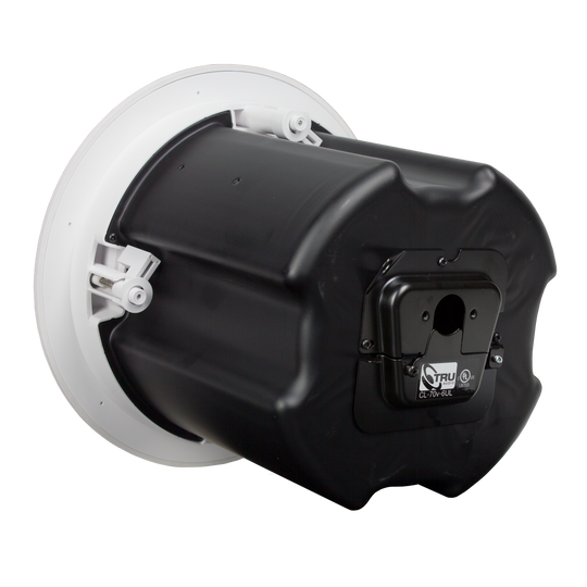 TruAudio 2-Way, 70V/100V, In-Ceiling, Commercial Speaker, 6.5", UL Listed