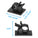Nylon Self Adhesive Cable Management Clip Round Type 100-Pack