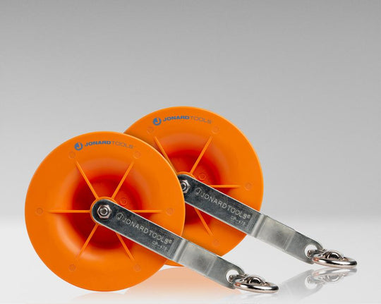 Jonard Tools Pulley Set for Low Voltage Electrical, Network, & COAX Cables (2 pack), CP-475