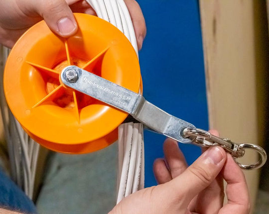 Jonard Tools Pulley Set for Low Voltage Electrical, Network, & COAX Cables (2 pack), CP-475