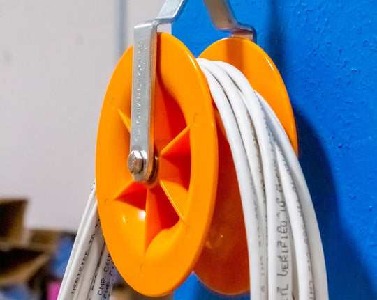 Jonard Tools Pulley Set for Low Voltage Electrical, Network, & COAX Cables (2 pack), CP-475