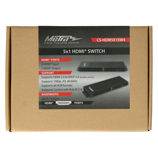 Metra HDMI® Switch - 4K/60Hz
