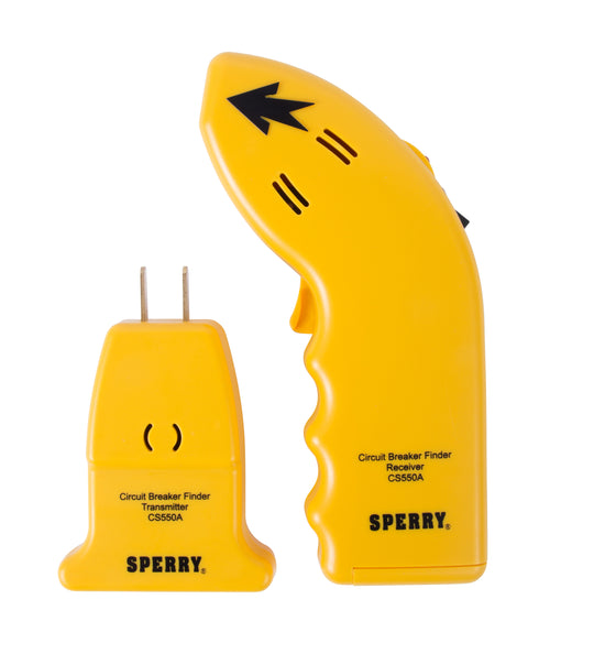 Sperry Instruments CS550A Circuit Breaker Finder, Identifies Correct Circuit or Fuse, Audible/Visual Alert, 120V AC, 50 to 60Hz, CS550A